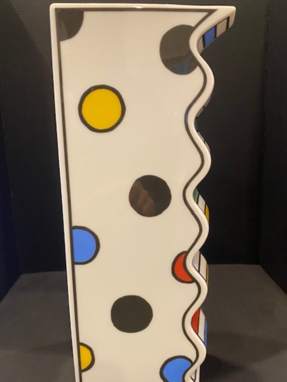 Vintage 1980's Thomas German Atelier Collection Ceramic Vase